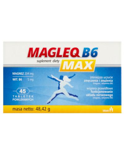MAGLEQ B6 MAX 45 tabletek powlekanych